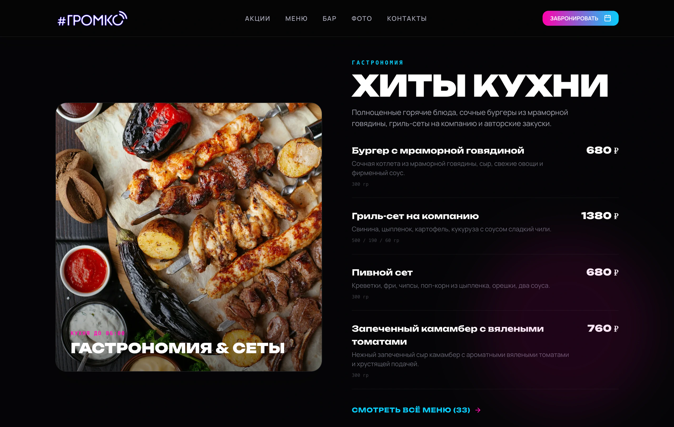 Презентация кухни